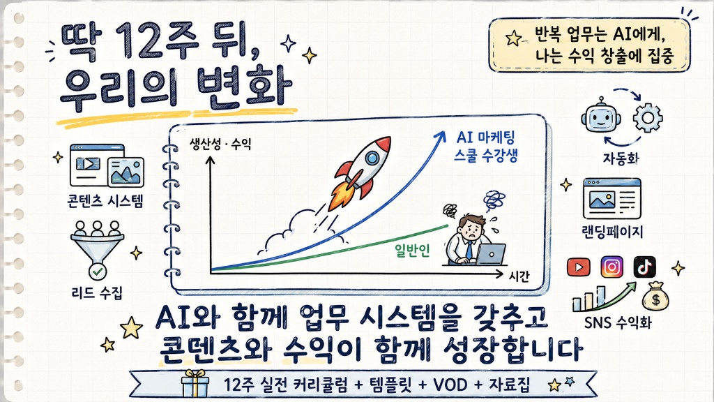 수강 효과 그래프